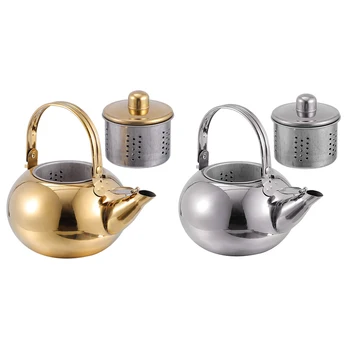 Чайник со свистком С ситечком, заварочный чайник, индукционный чайник, чайник со свистком для кухонной плиты